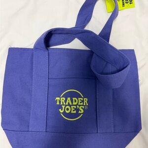 Trader Joe's Purple Tote Bag